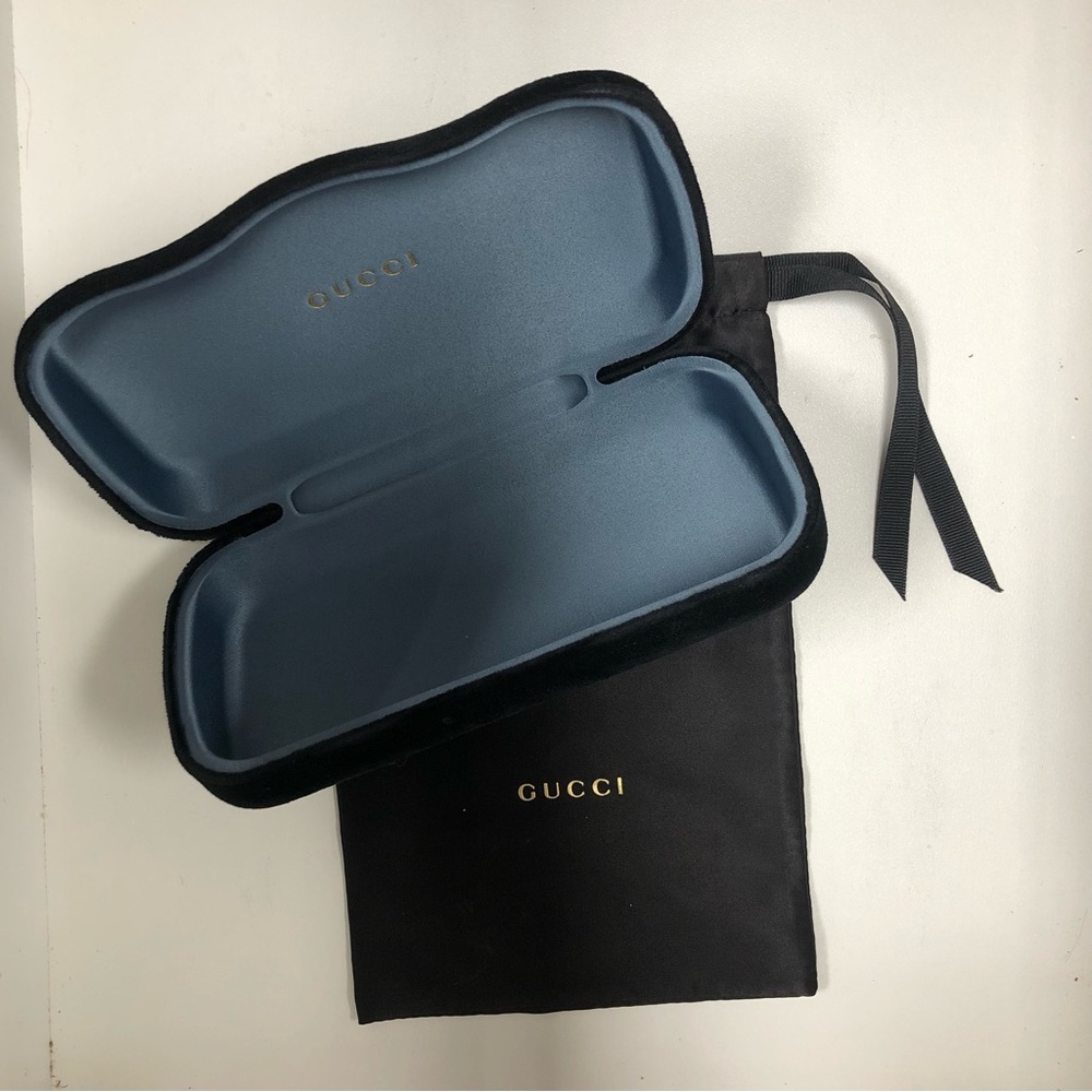Gucci Black and Blue Eyewear Holder